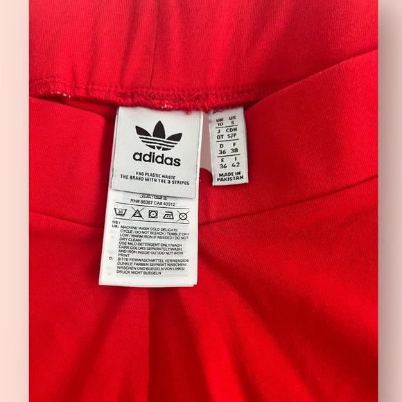 **SOLD** ADIDAS | Full length leggings Red 10 - Picture 6 of 10